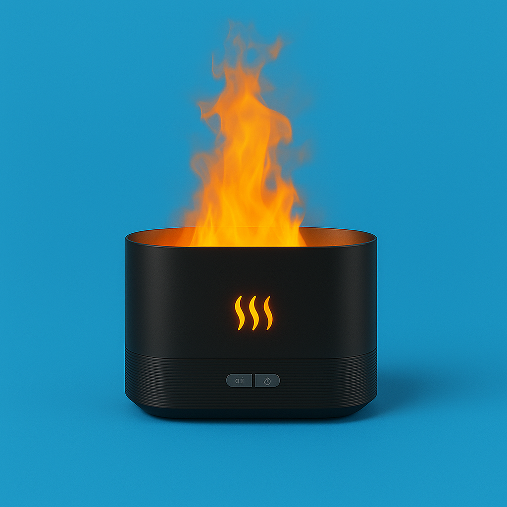 HUMIFICADOR FLAMA CHIMENEA